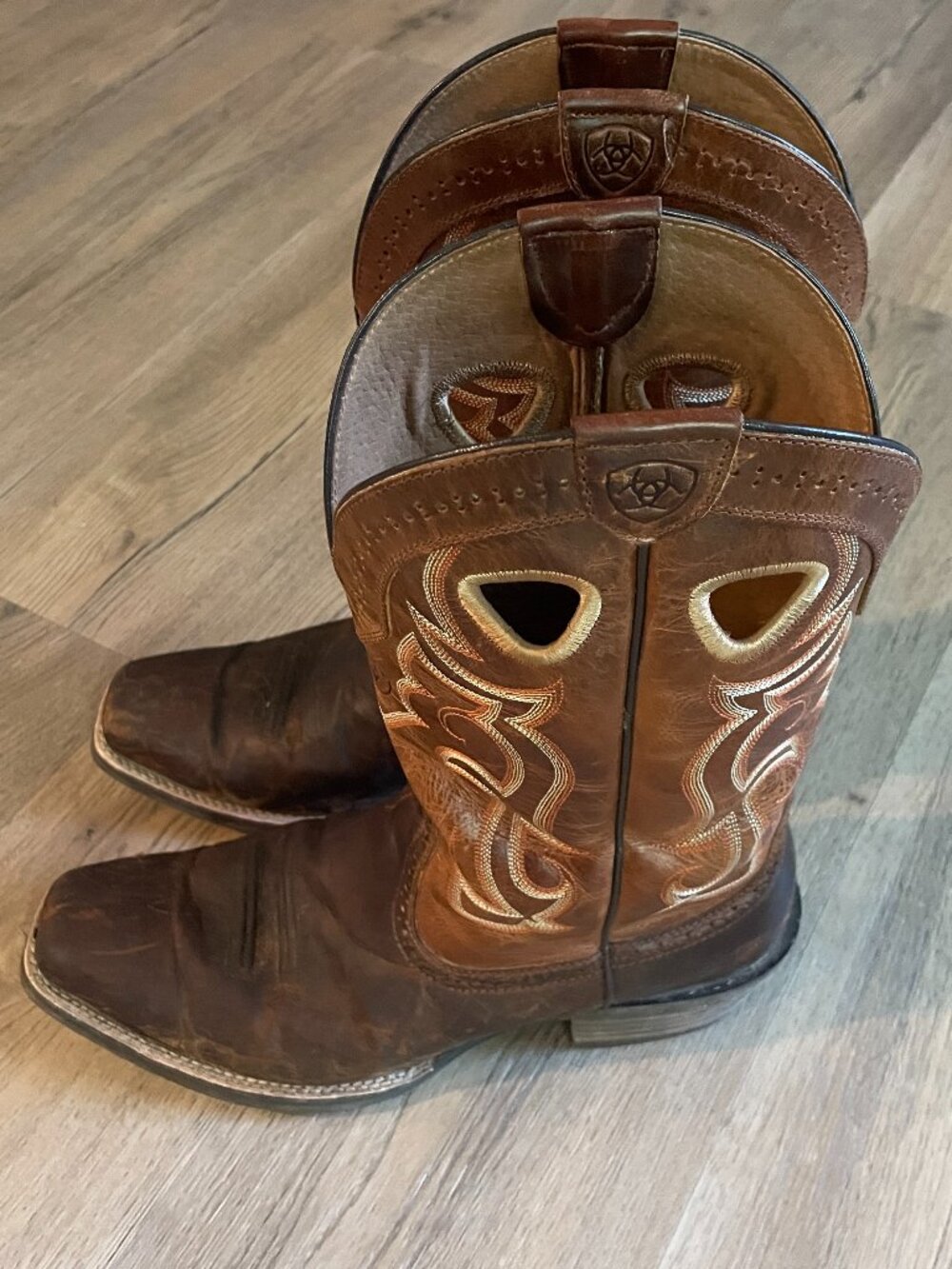 Ariat Rawhide Western Boots Men’s Size 11.5D Square Toe Style 10010953
